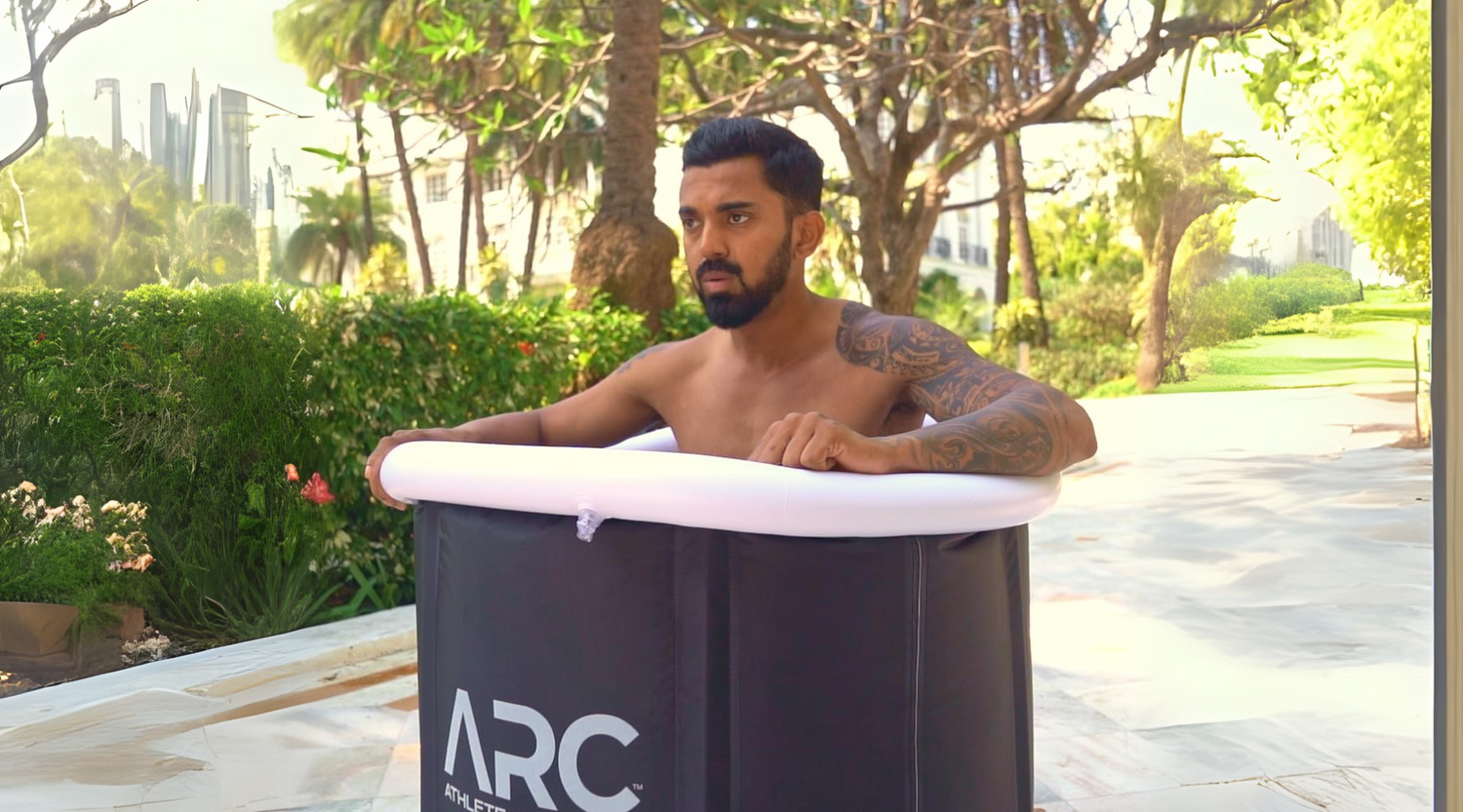 ARC portable ice bath for cold plunge recovery
