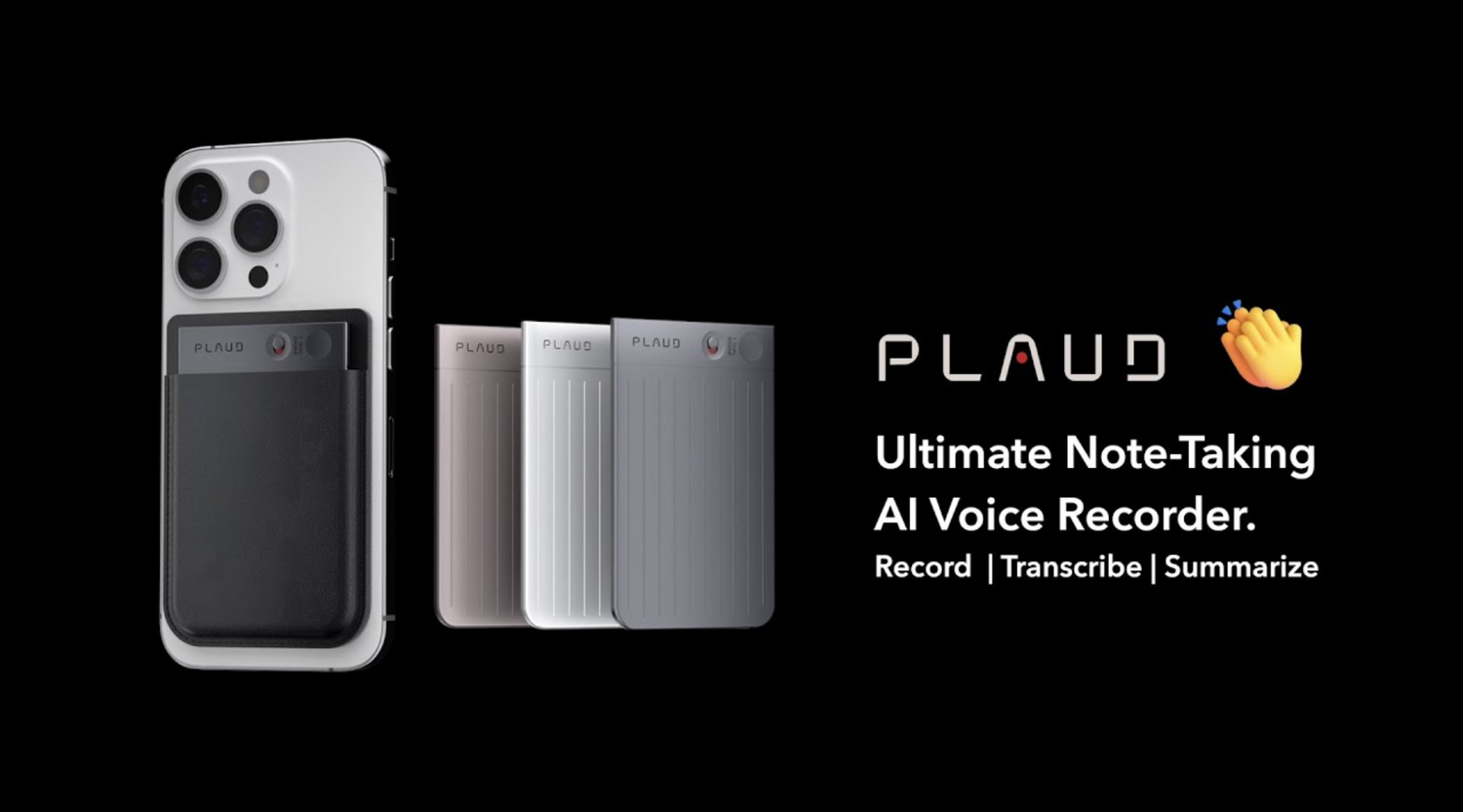 Plaud AI voice recorder with MagSafe for iPhone