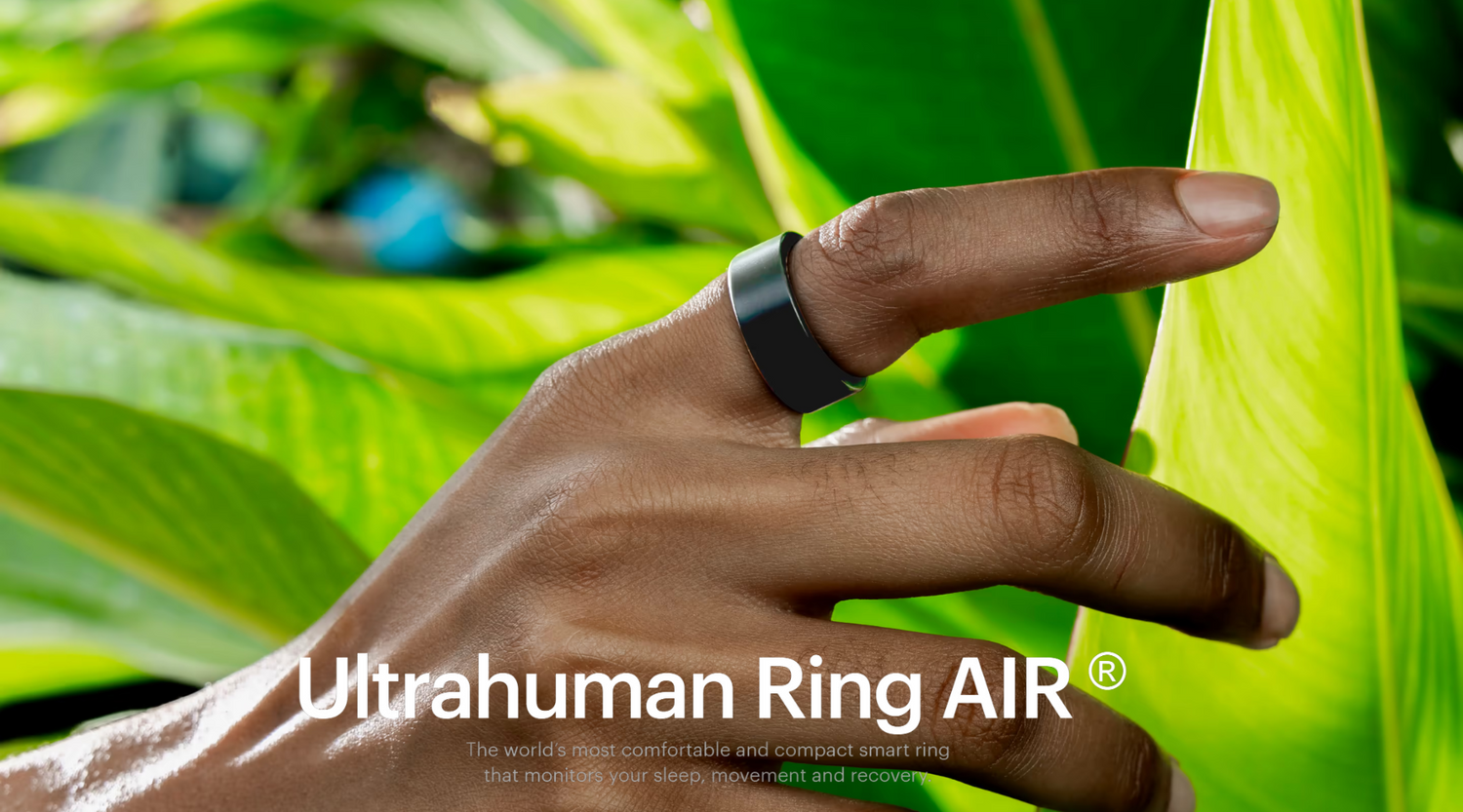 Ultrahuman Ring Air titanium smart ring