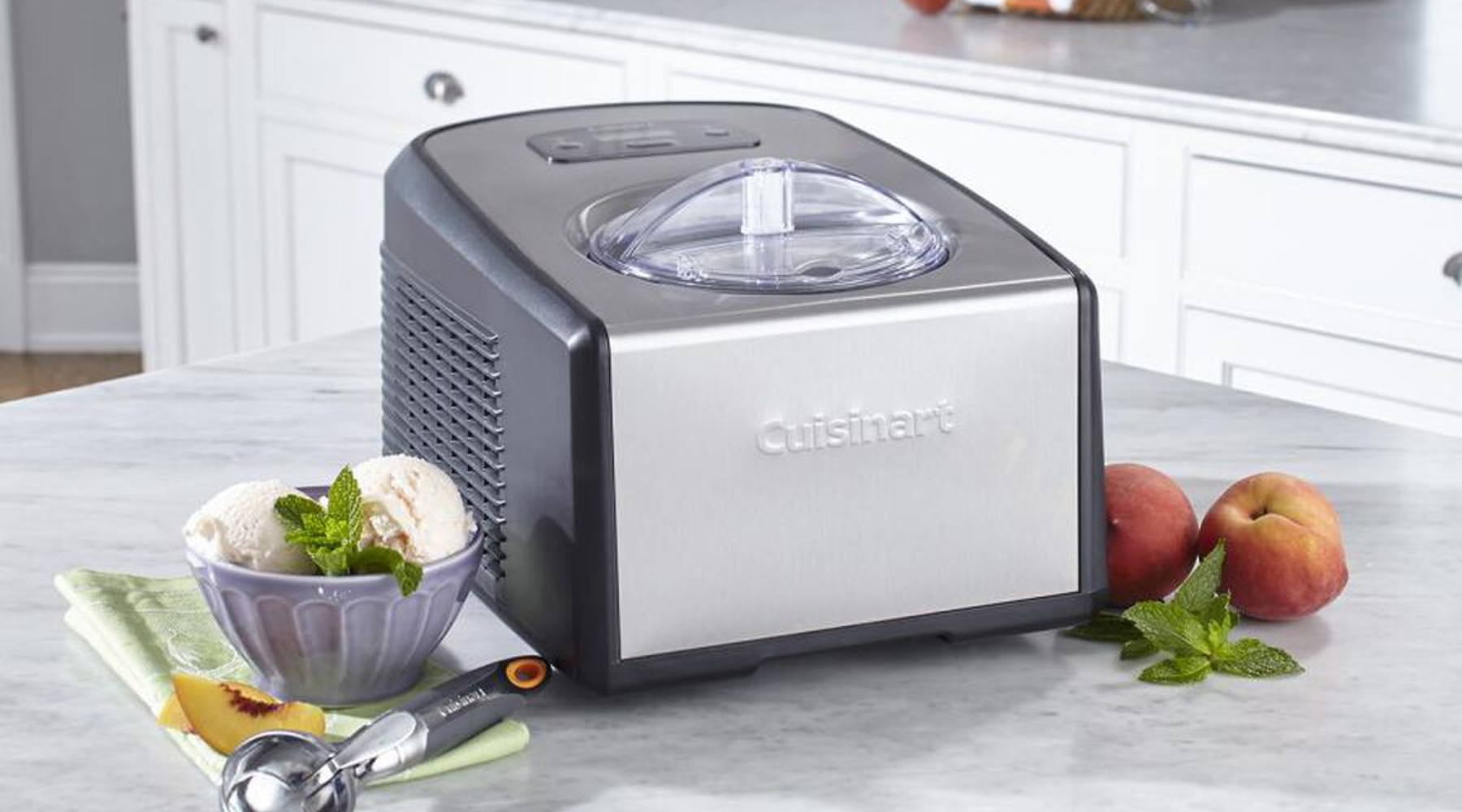 Cuisinart gelato and ice cream maker with homemade ice cream