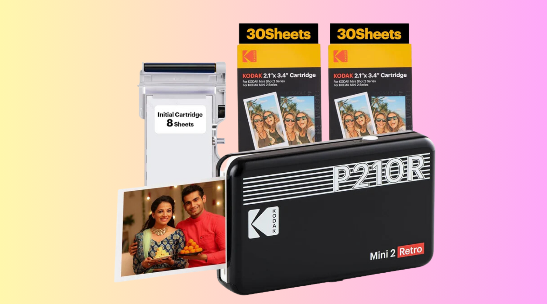 Kodak Mini 2 Retro portable photo printer