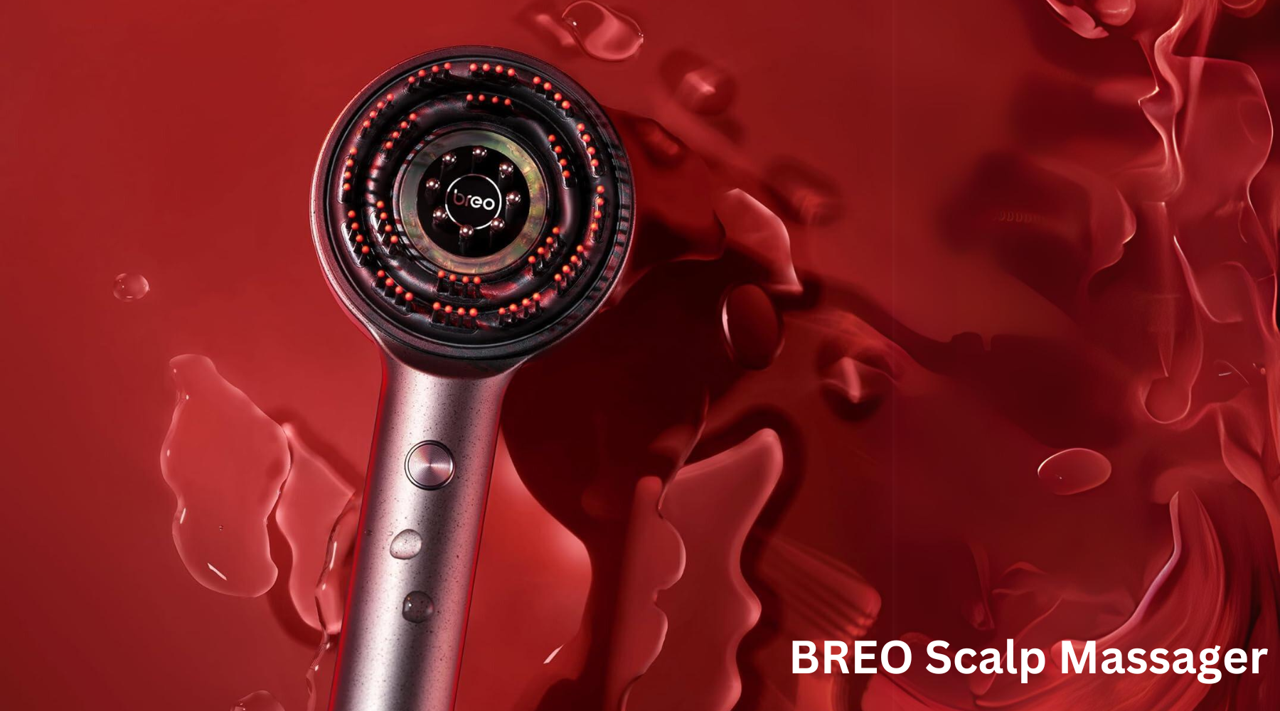 BREO Scalp Massager Red Light And Oil