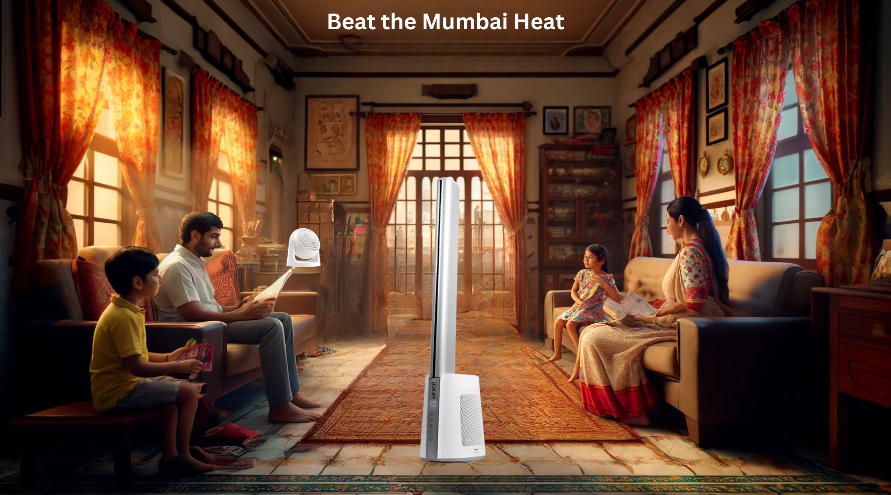 Beat the Mumbai heat with the strongest desk fan