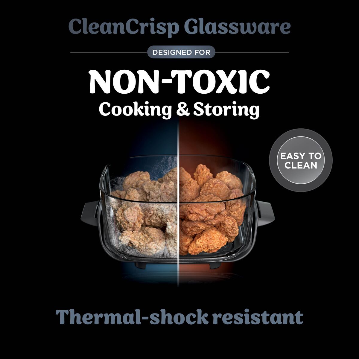 Ninja Crispi 4-In-1 Portable Glass Air Fryer