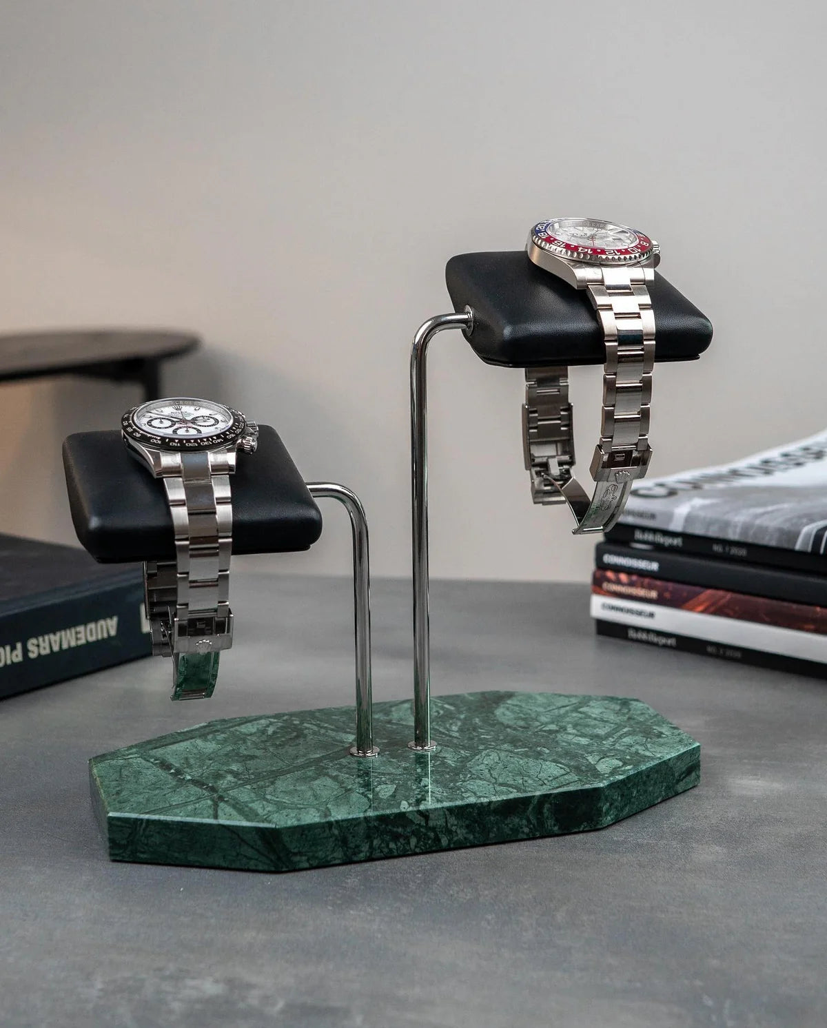 Fawes Hexagonal Watch Stand Double Cushion