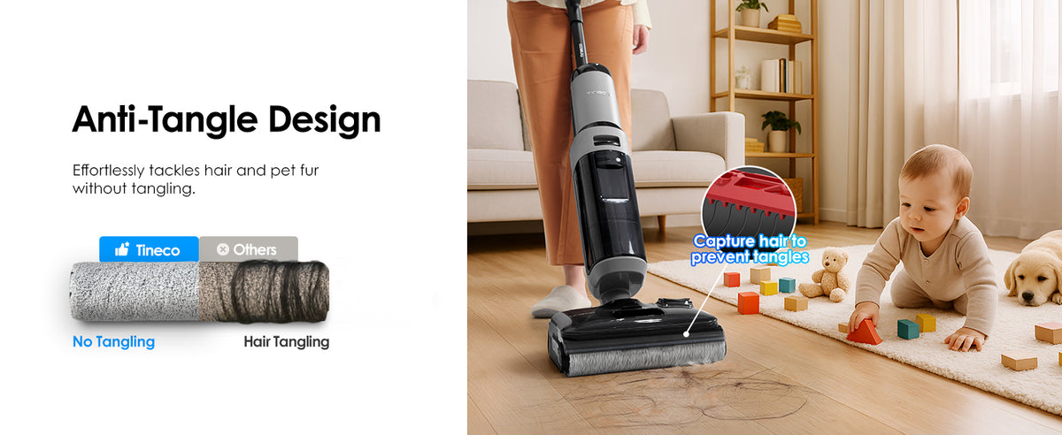 Tineco i5 Stretch anti-tangle brush roller