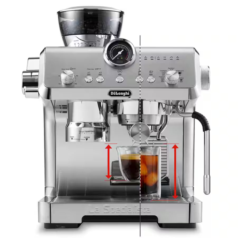 DeLonghi La Specialista Opera manual coffee maker Metal