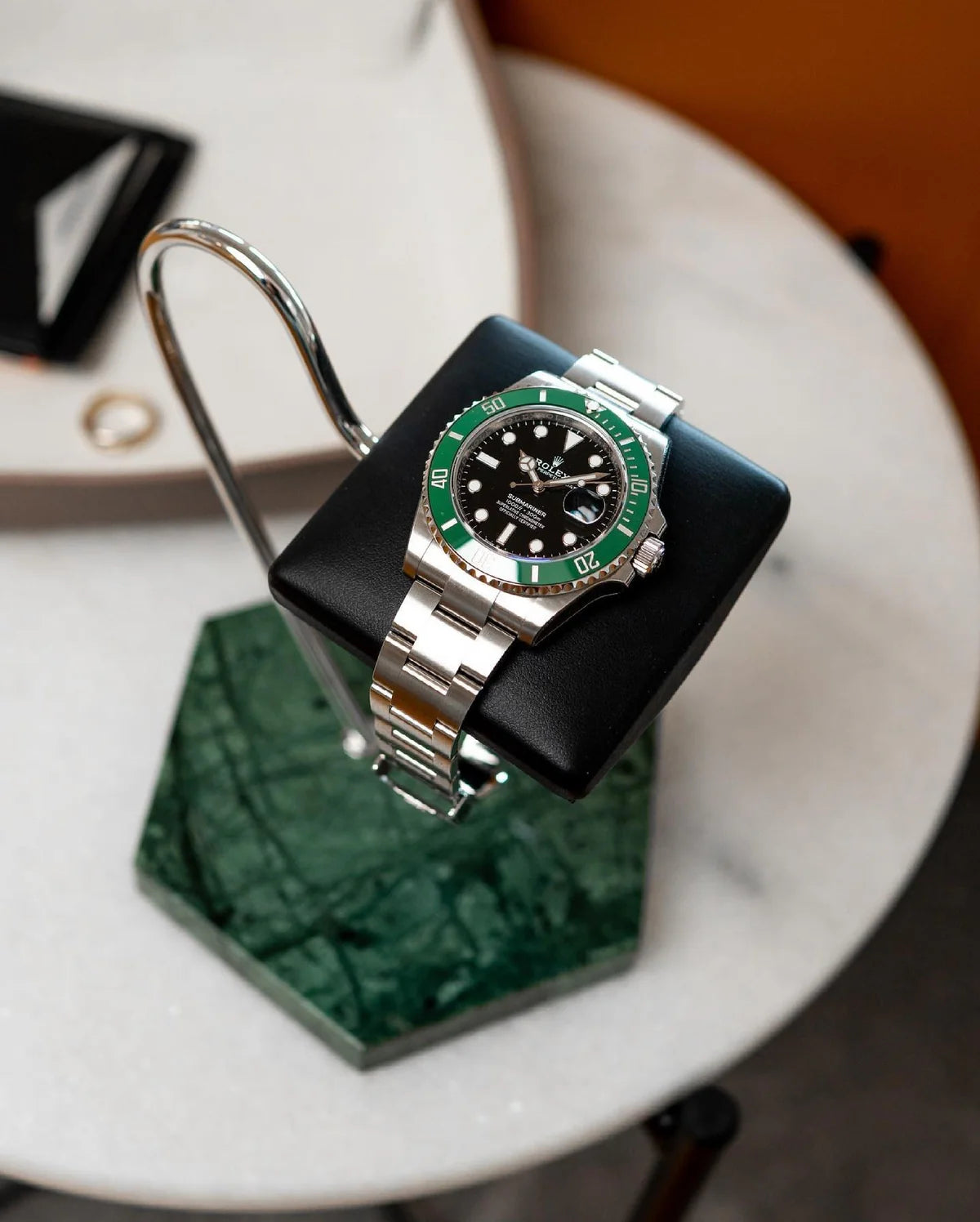 Fawes Hexagonal Watch Stand Single Cushion