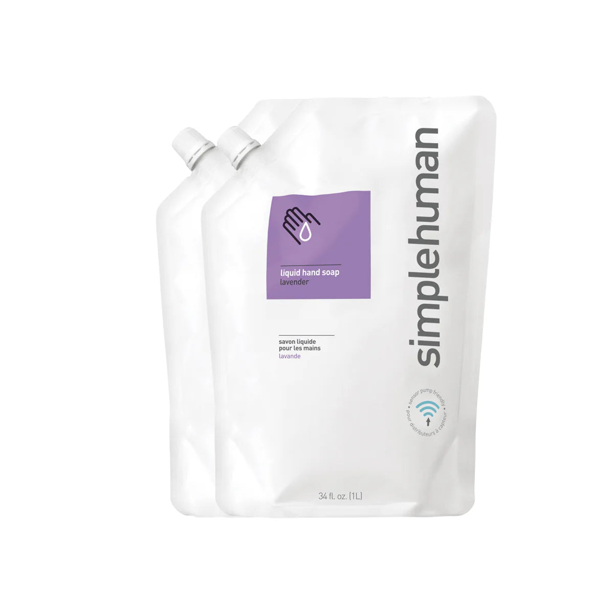 Simplehuman Hand Soap - Refill Pouch - 2 Pouches | 1Ltr Each