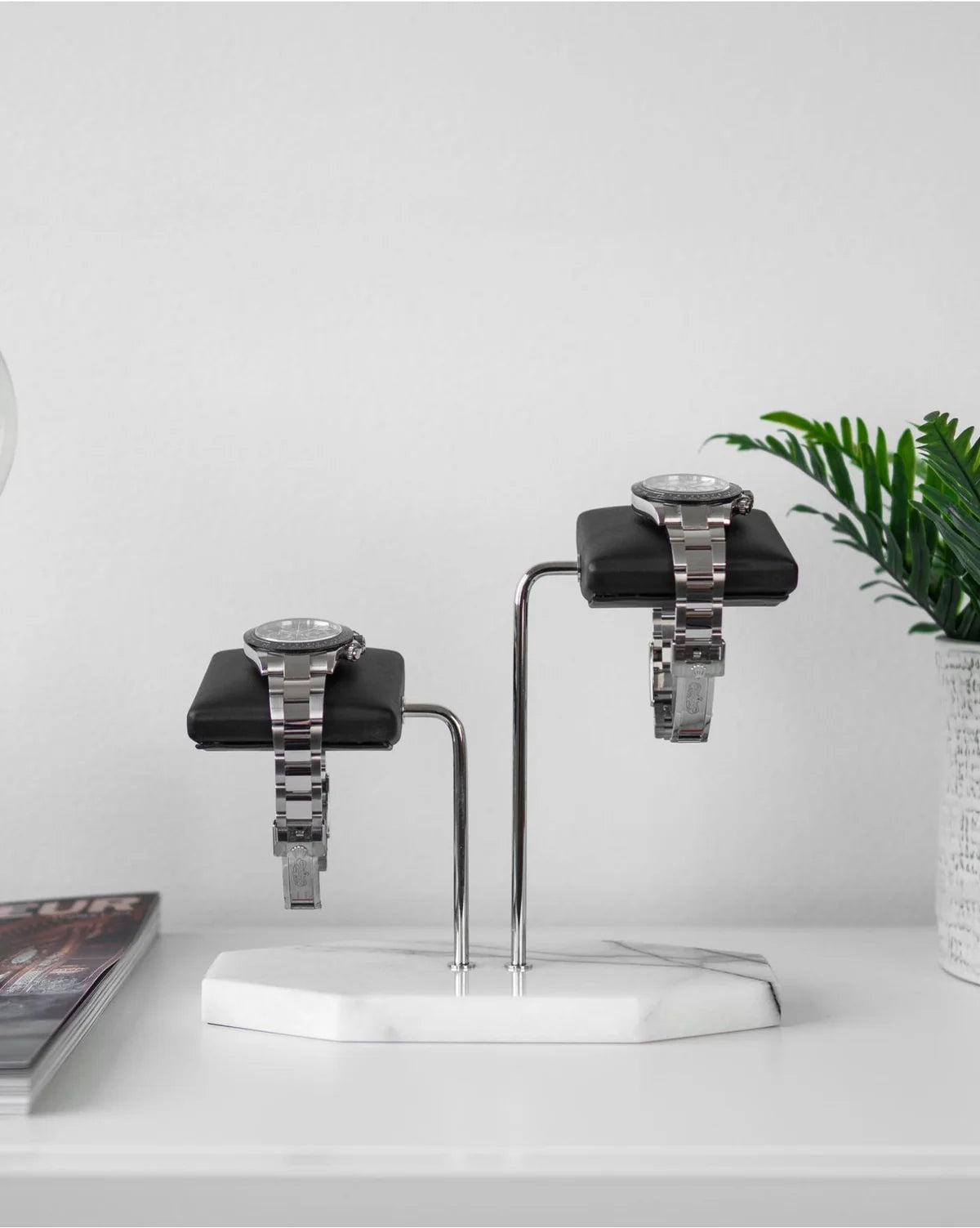 Fawes Hexagonal Watch Stand Double Cushion