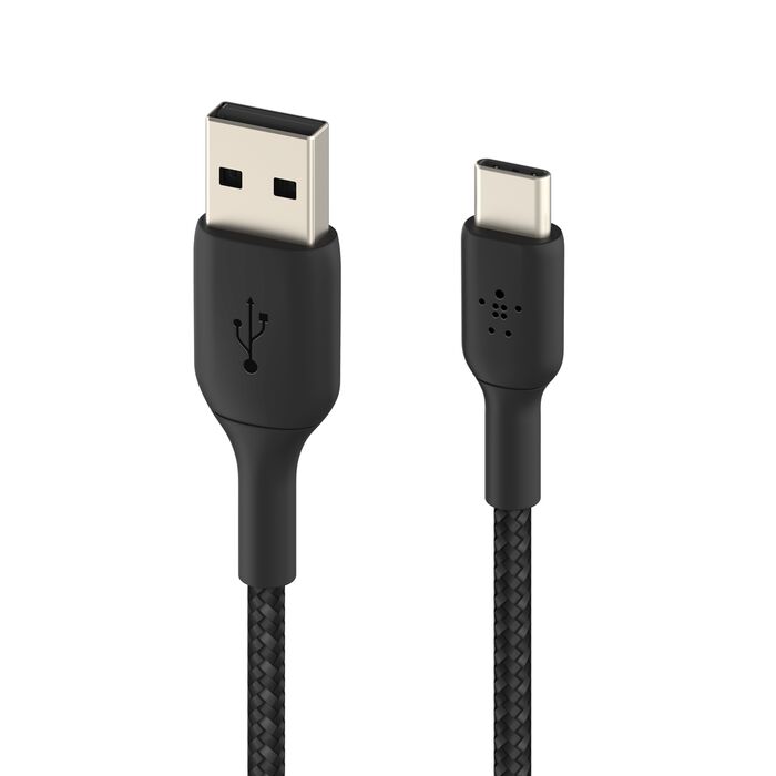 BoostCharge Braided USB-C to USB-A Cable
