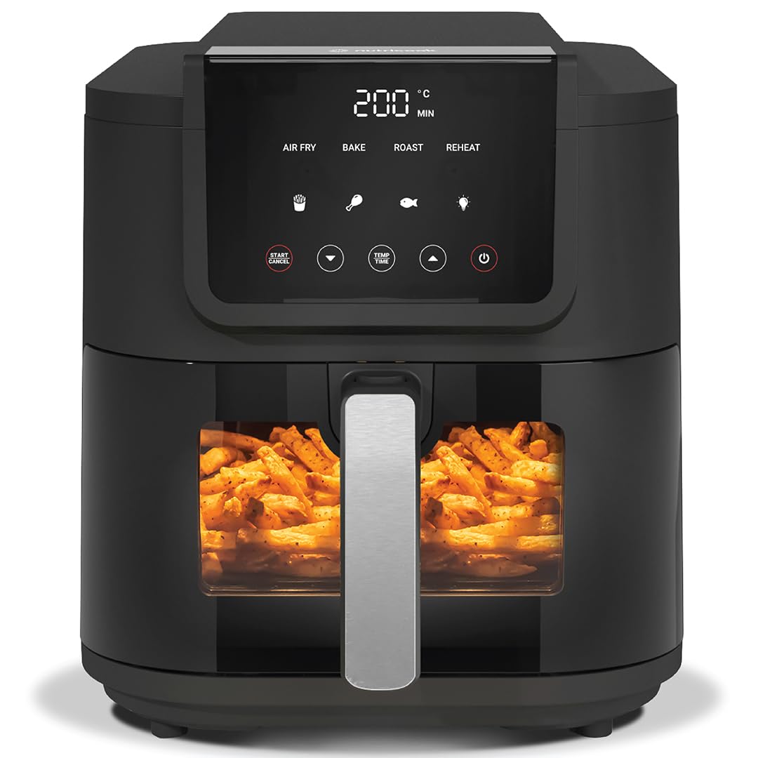 Nutricook 5 Litre Air Fryer Slim, 2025 New Launch