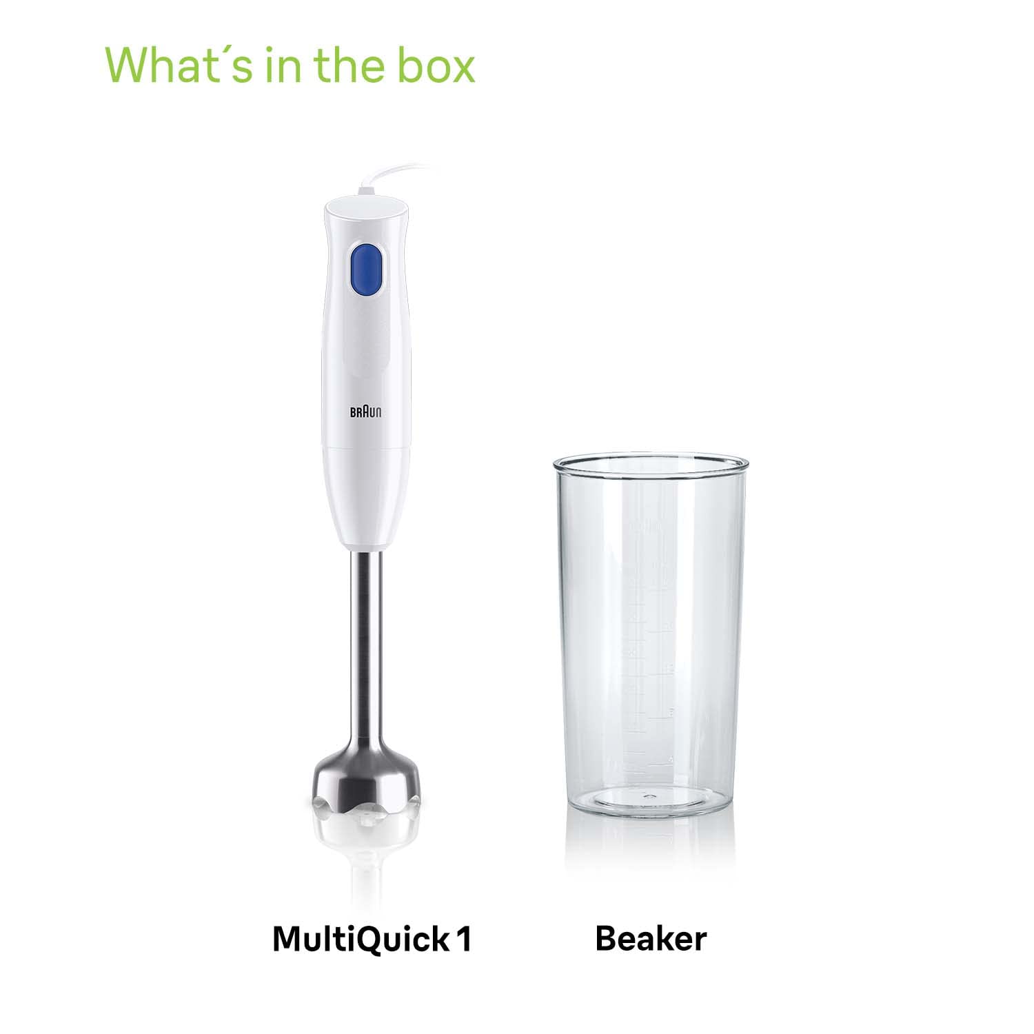 Braun MultiQuick 1 Hand Blender 450W with 600ml Beaker