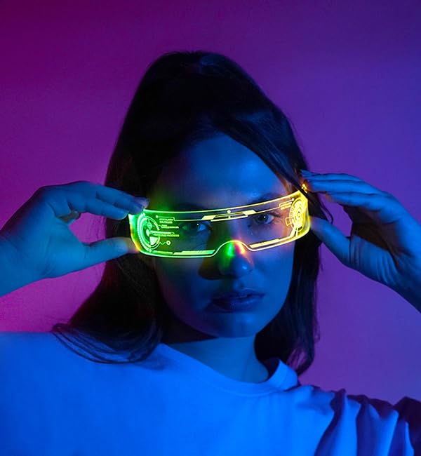 Hookaba:Unisex LED Trance Shade