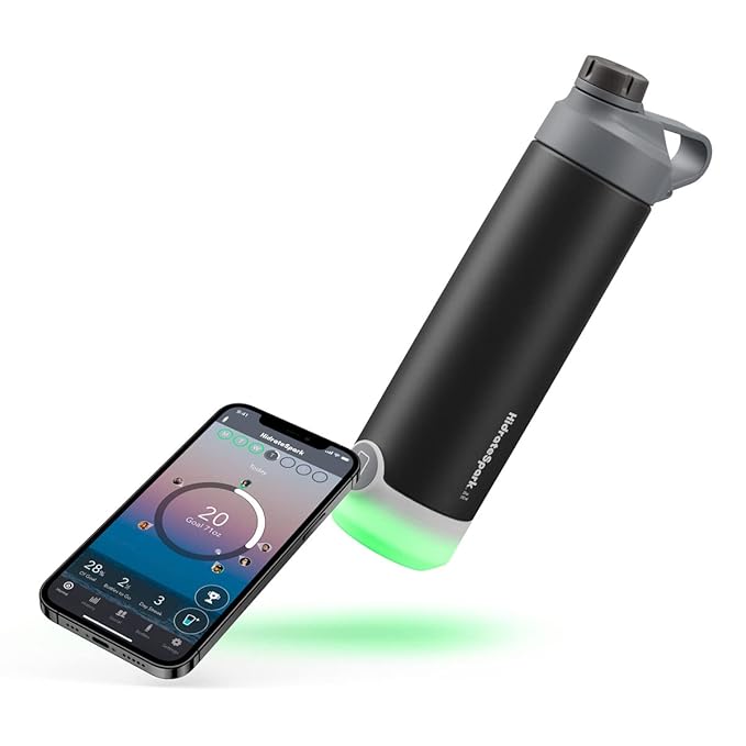 HidrateSpark TAP Chug Smart Water Bottle Stailess Steel