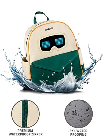 Zyppie Kids LED Backpack | 9L Lightweight Bag with Custom Display