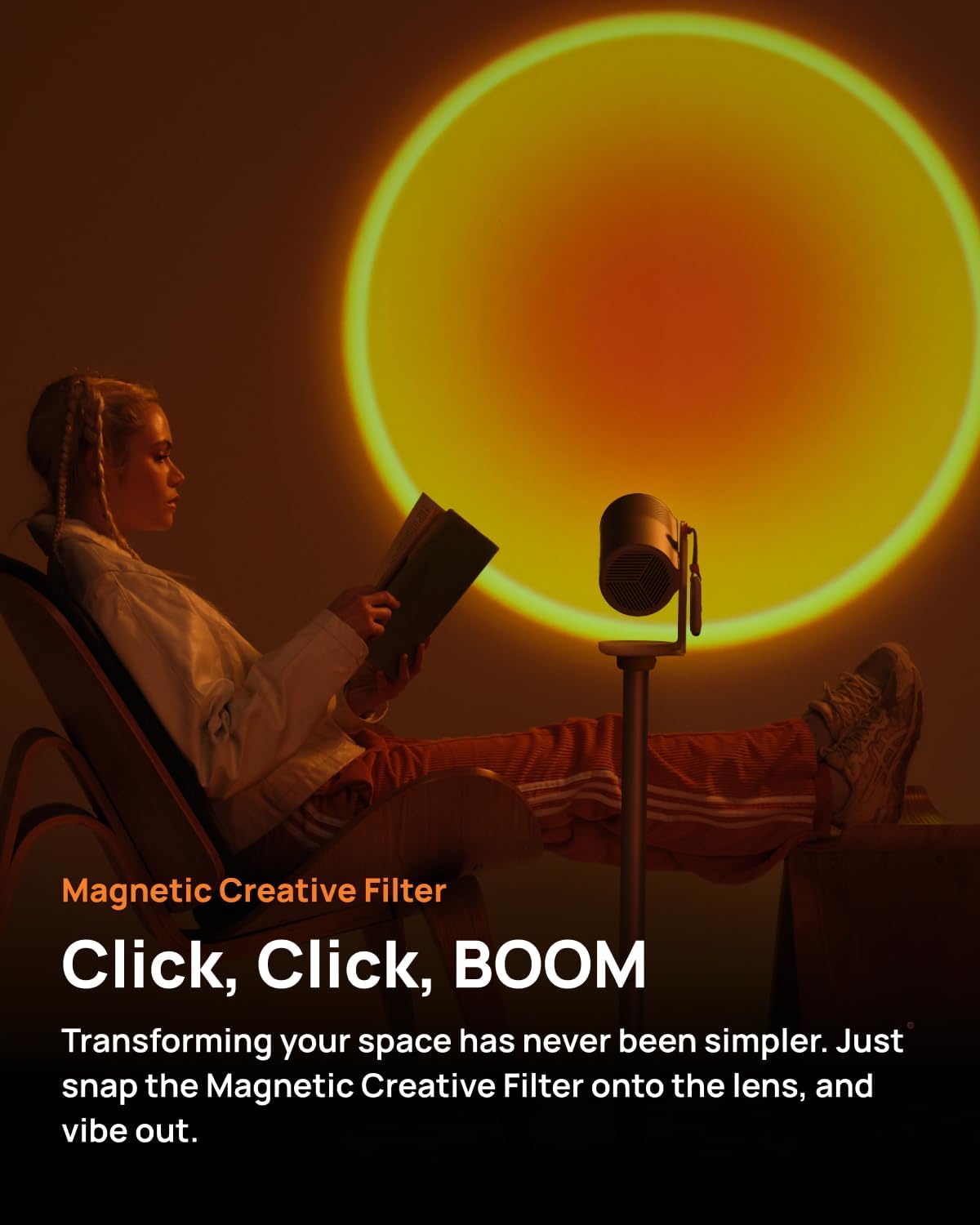 XGIMI MOGO 4 BUNDLE SET| Full HD Portable Projector+ PowerBase Stand +1x Filter