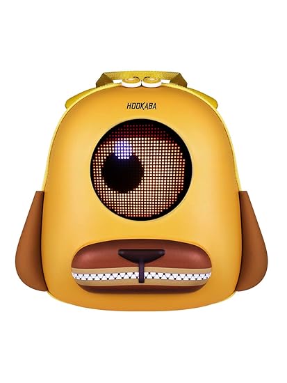 Hookaba GlowBuddy LED Eyes Backpack | Kids Smart Bag With App Control
