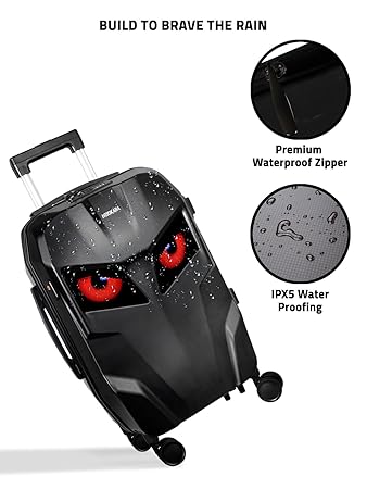 Hookaba Eye Rover LED Trolley – 44 L Cabin-Size Smart Luggage with 48×48 Pixel Removable LED Display