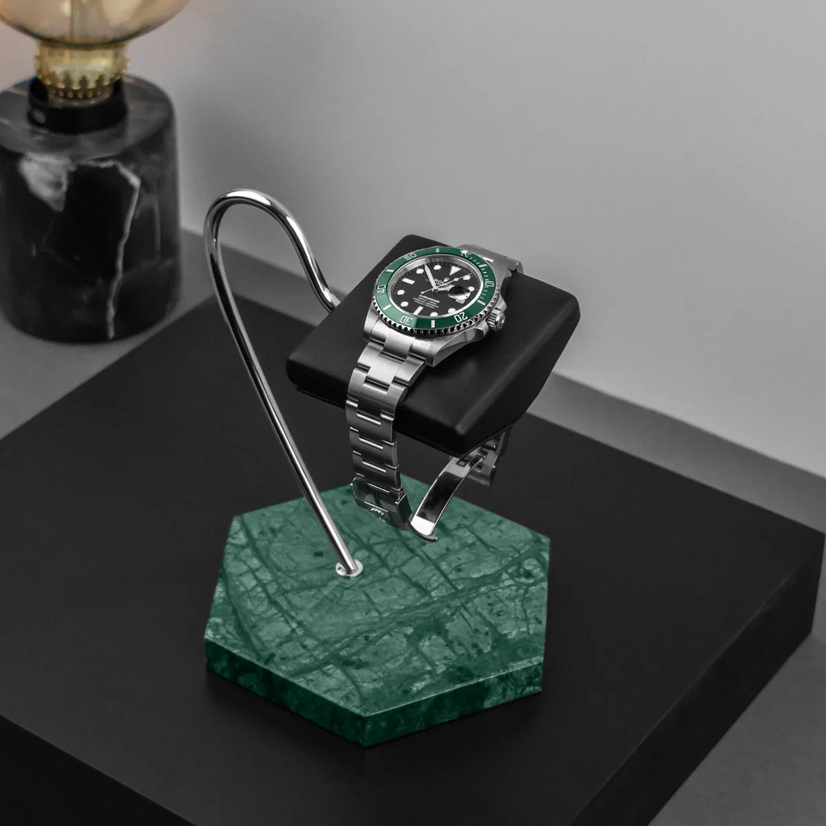 Fawes Hexagonal Watch Stand Single Cushion