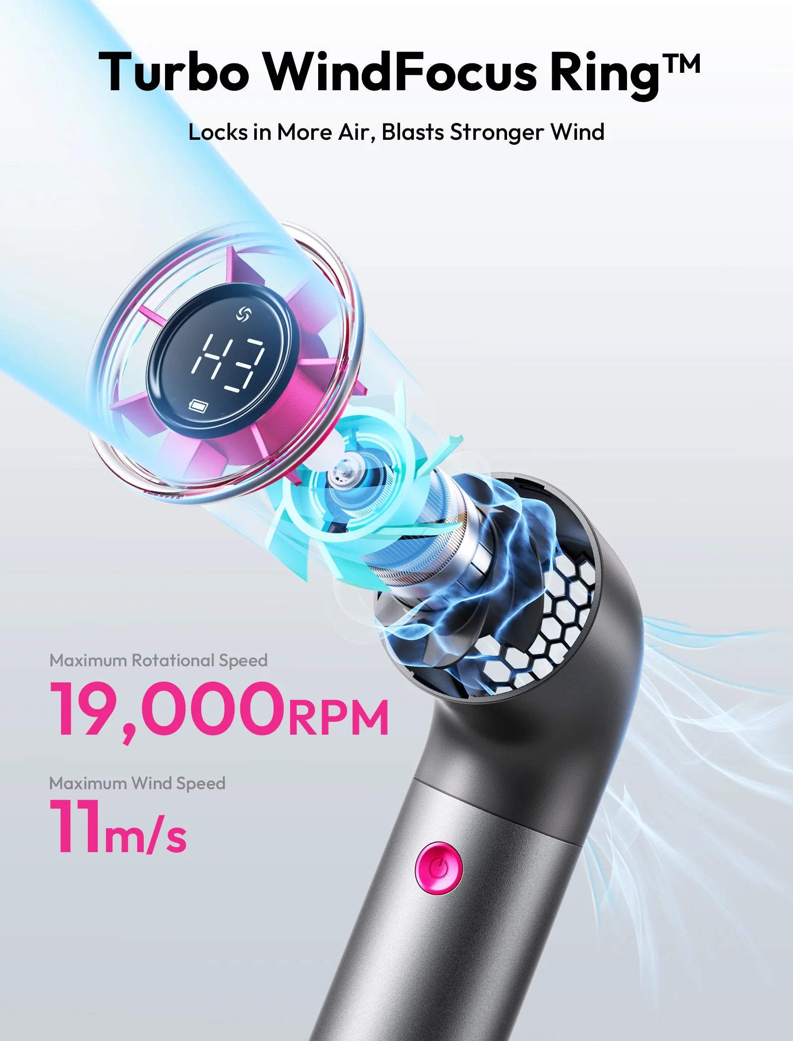 Aecooly Aero Ultra High Speed Hand Held Fan