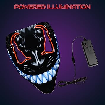 Hookaba:Goth Glow-Unisex LED Mask