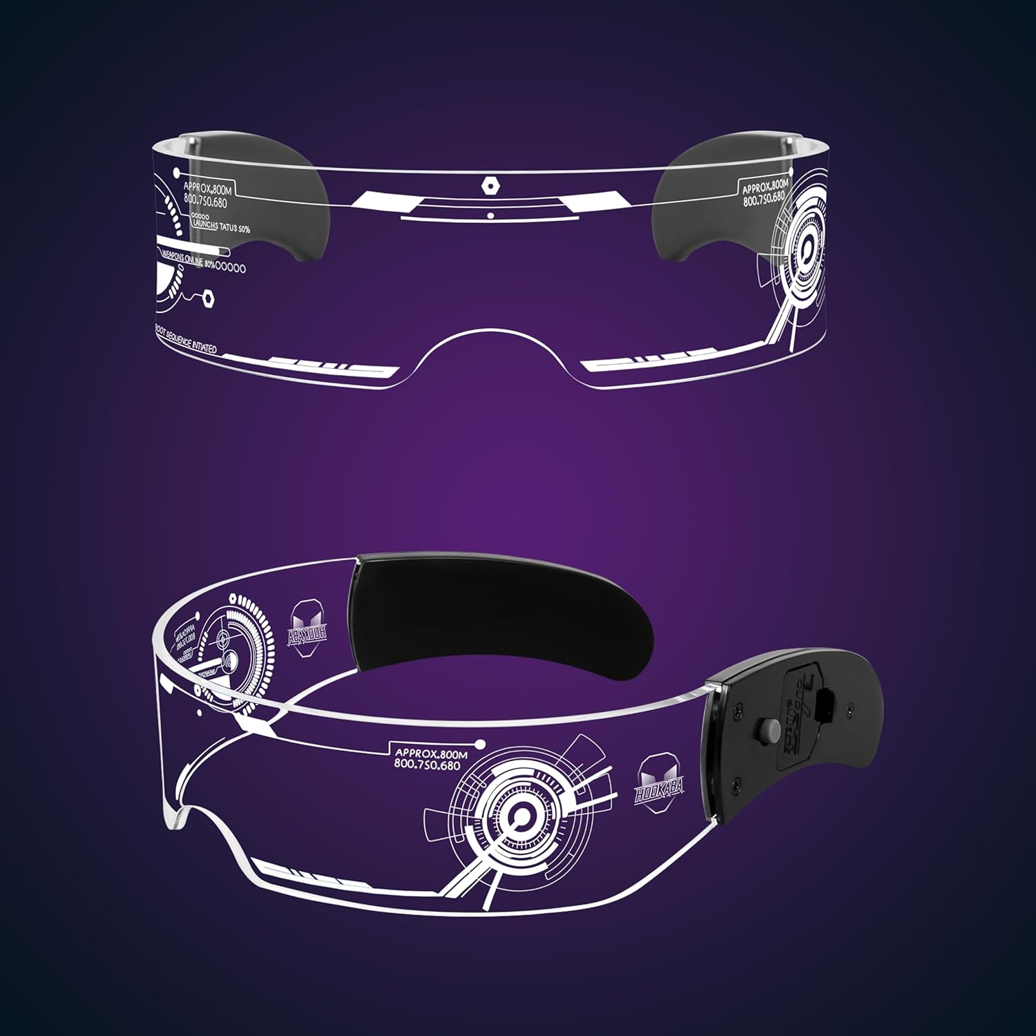 Hookaba:Unisex LED Trance Shade