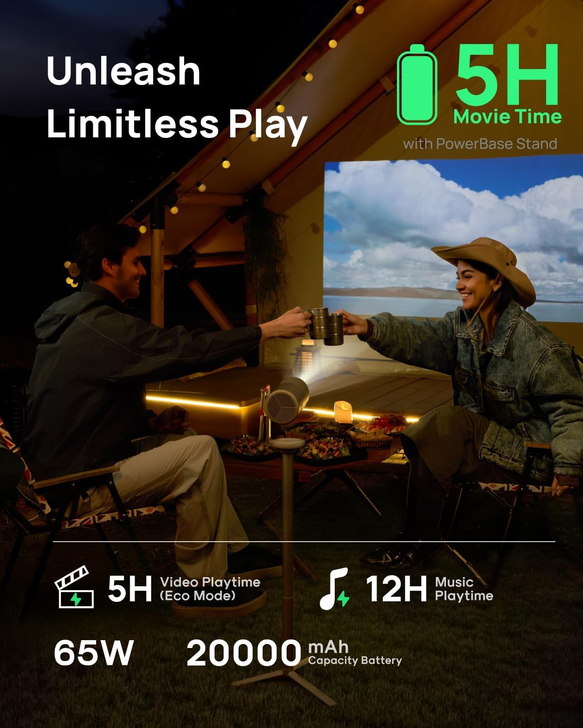 XGIMI MOGO 4 BUNDLE SET| Full HD Portable Projector+ PowerBase Stand +1x Filter