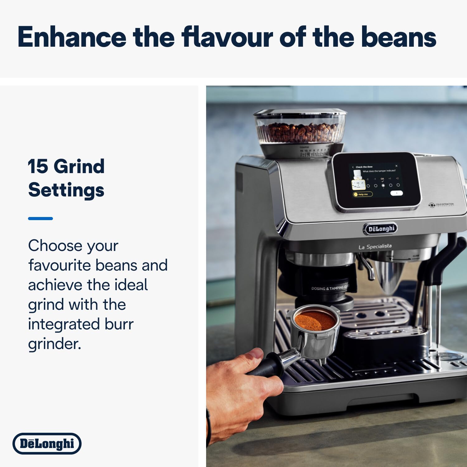 DeLonghi Cold Brew Coffee Machine, La Specialista Touch EC9455.M, Barista Style Espresso Coffee