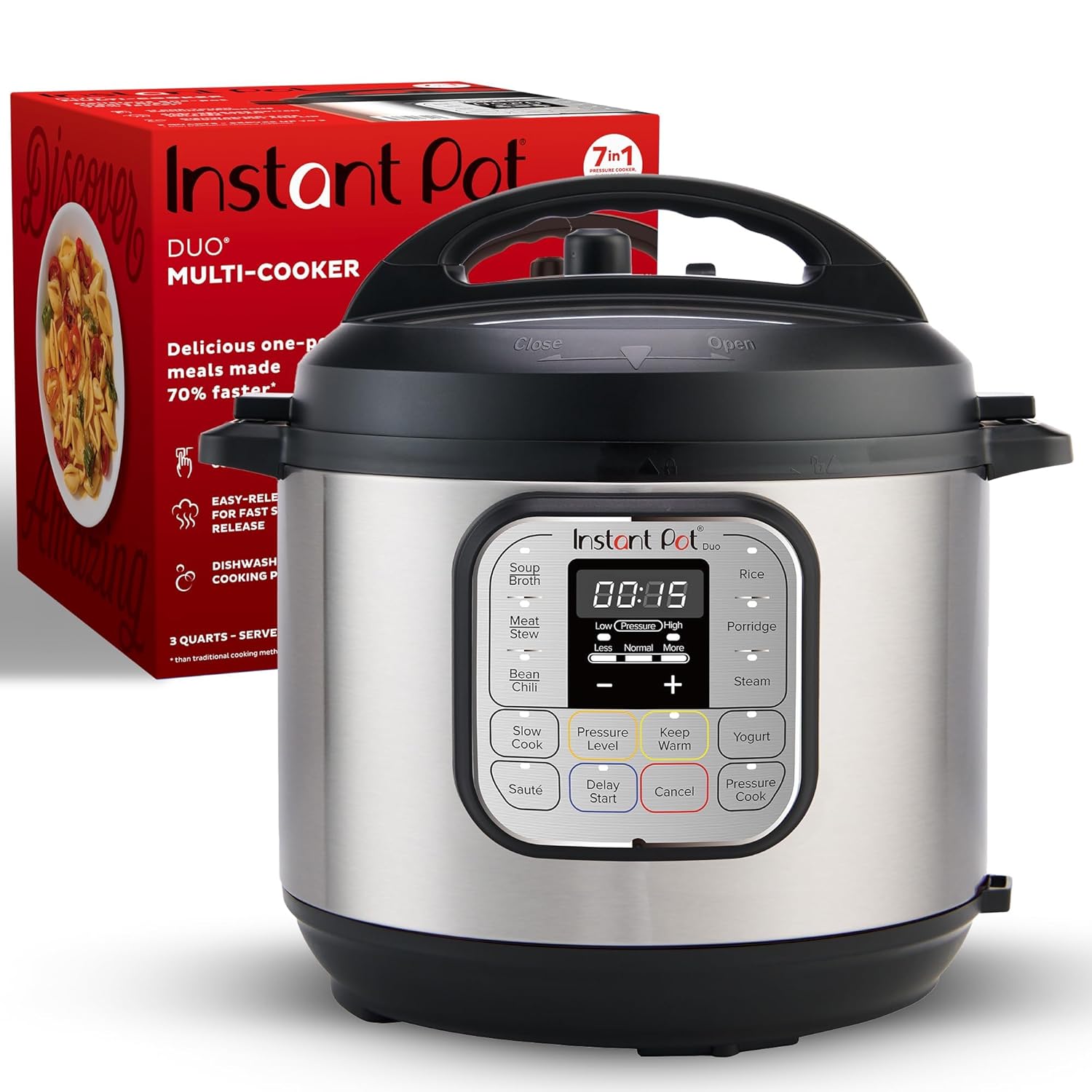 Instant Pot 321 Duo 3 QT (2.6L), SS304 Stainless Steel Inner Pot