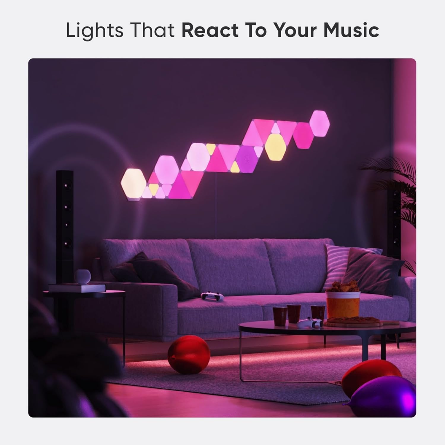 Nanoleaf Shapes Triangle Starter Kit 9 Light Panels