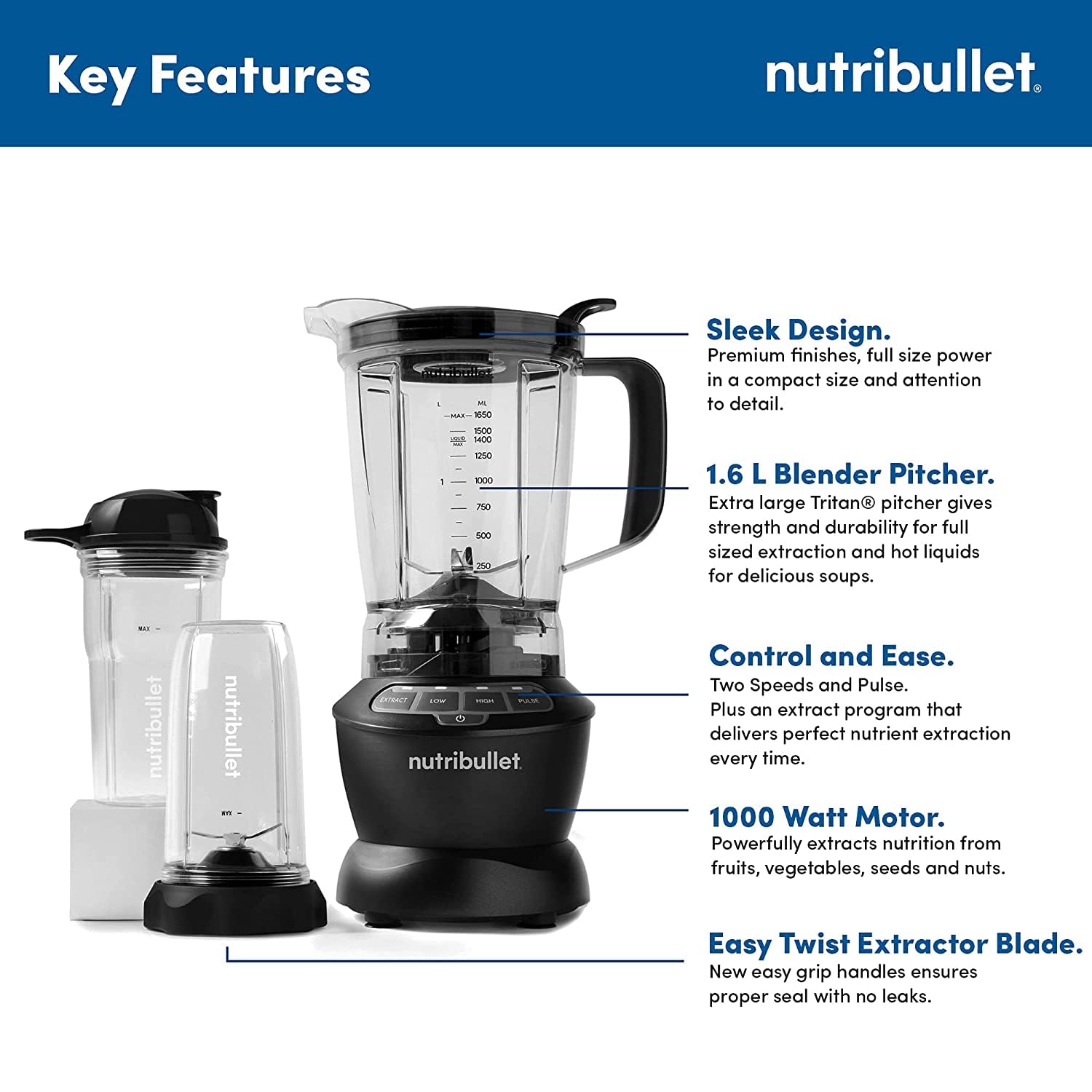 Nutribullet 1000W Combo Blender