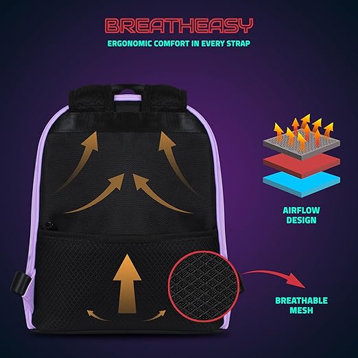 Hookaba Bold Bling LED Backpack For Kids 8L | Smart Display Bag