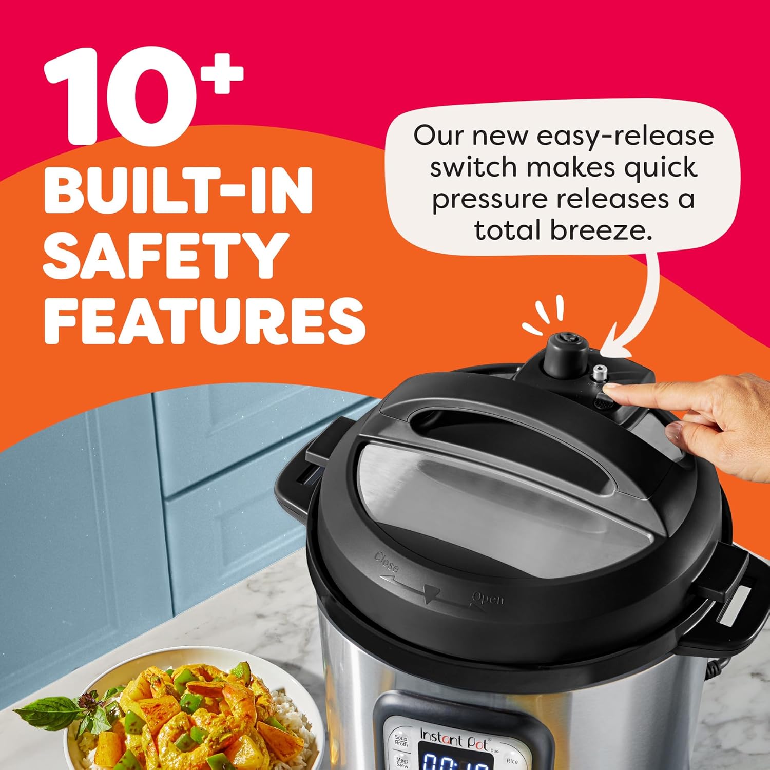 Instant Pot 321 Duo 60 6QT (5.7L), SS304 Stainless Steel Inner Pot