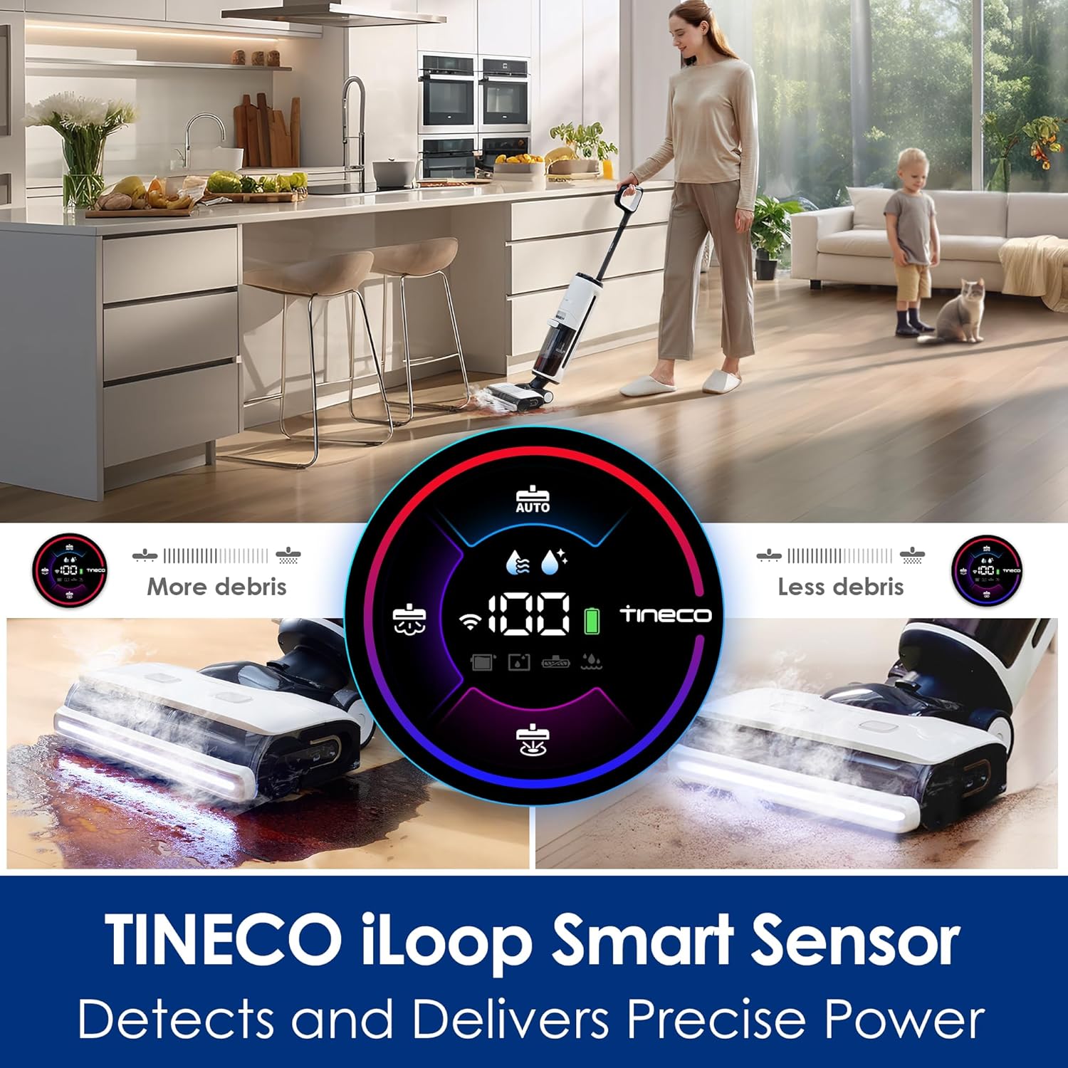 Tineco Floor ONE S7 Steam Cordless Wet & Dry Vacuum Cleaner