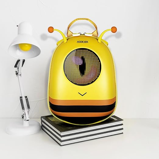 Hookaba GlowBuddy LED Eyes Backpack | Kids Smart Bag With App Control