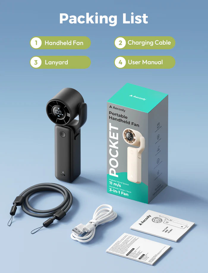 Aecooly Portable Handheld Fan Air Gimbal