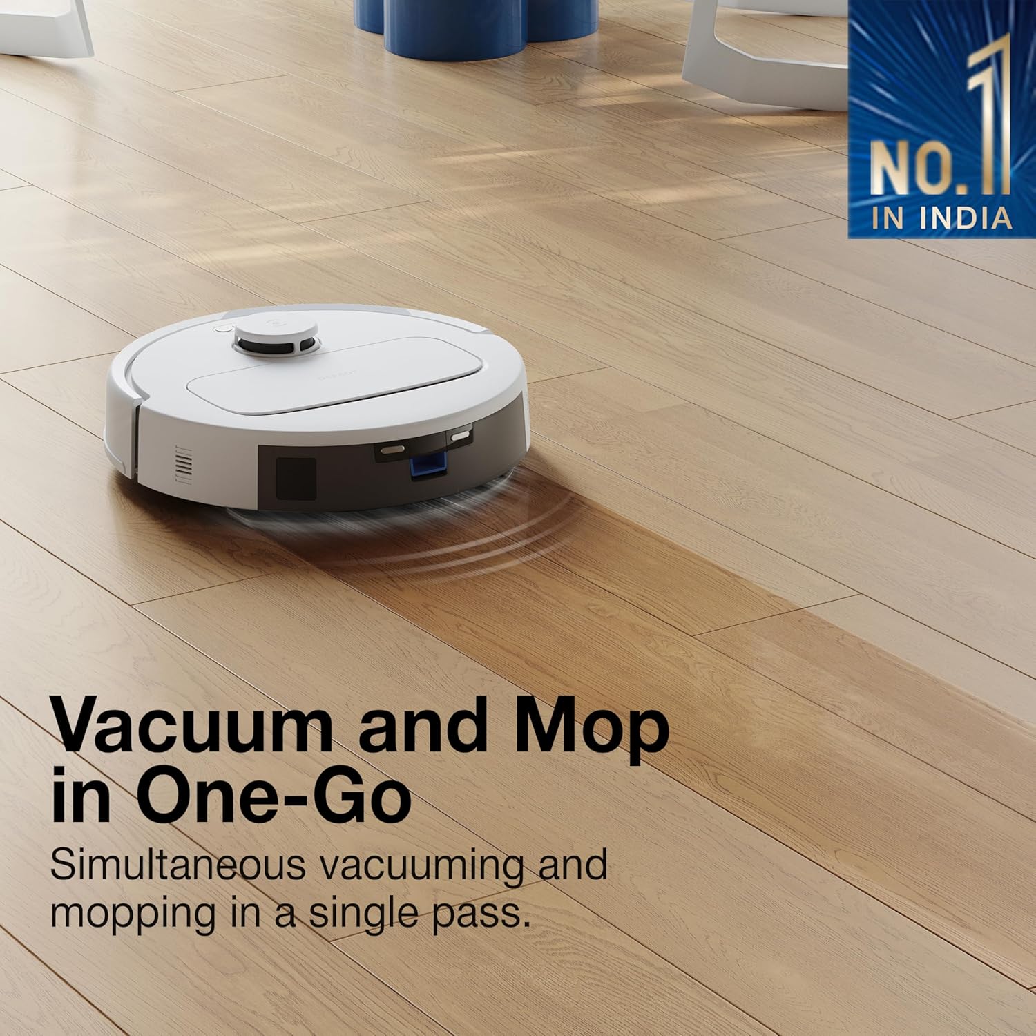 ECOVACS DEEBOT N30 White 2 in 1 Robot Vacuum Cleaner & Mop