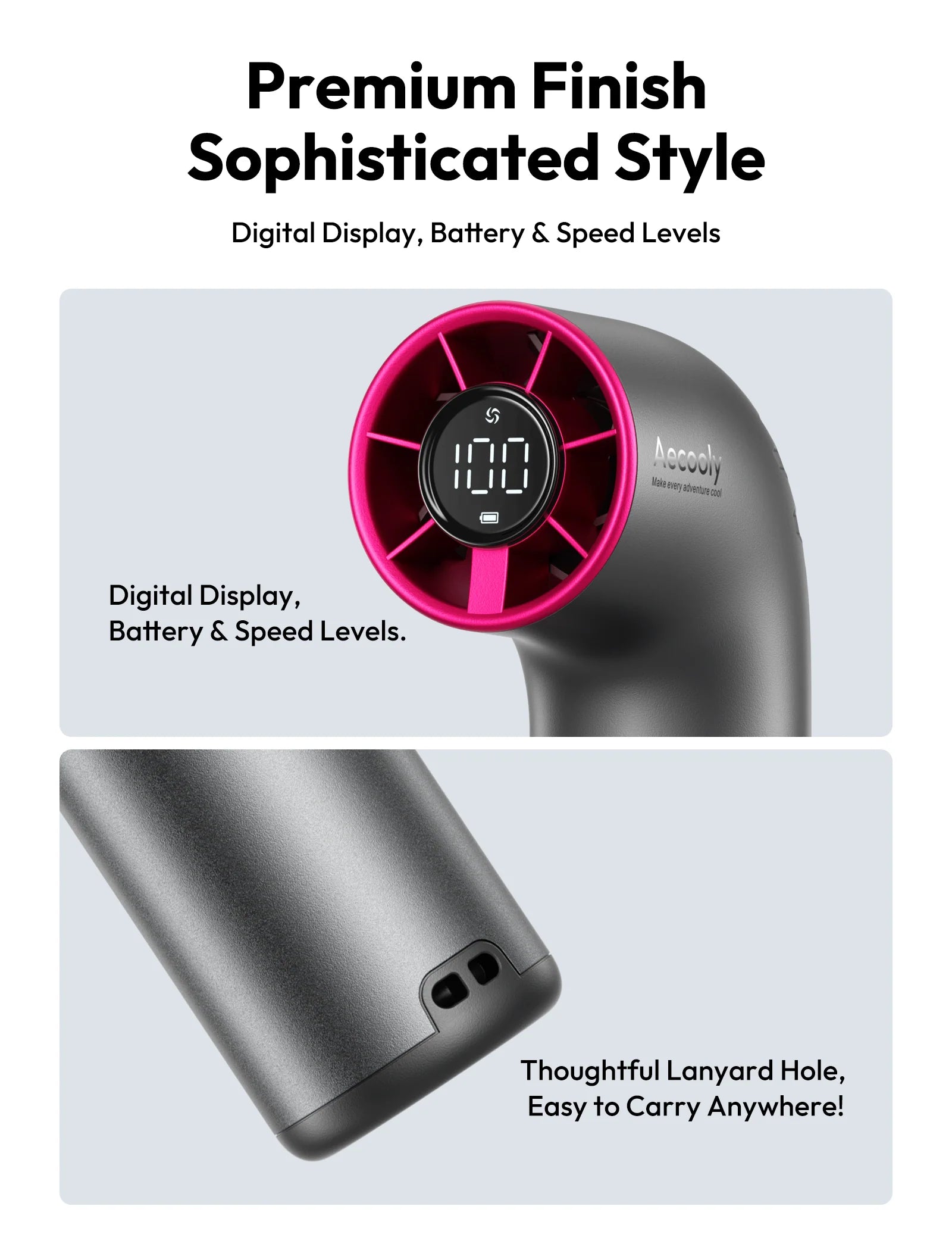 Aecooly Aero Ultra High Speed Hand Held Fan