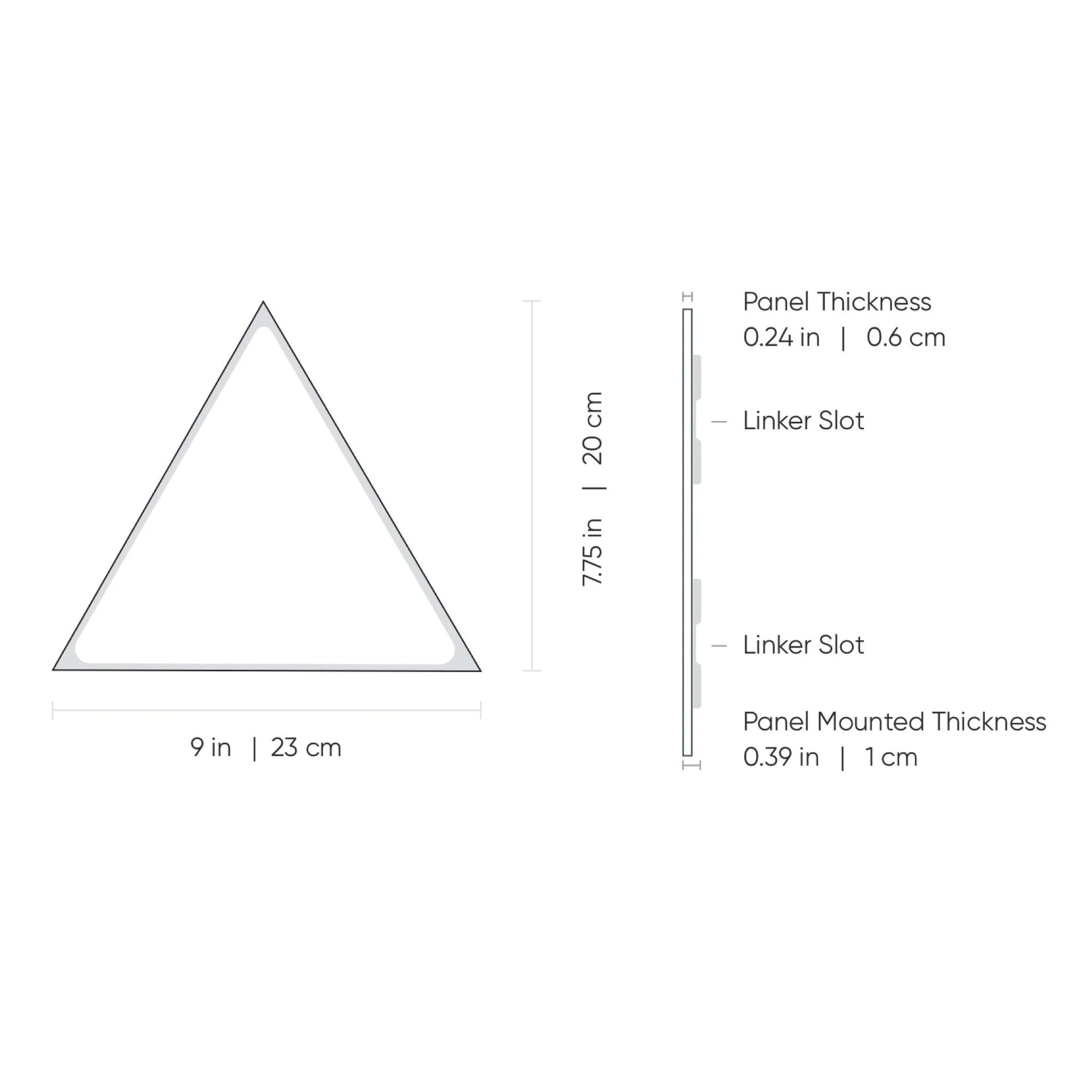 Nanoleaf Shapes Triangle Starter Kit 9 Light Panels