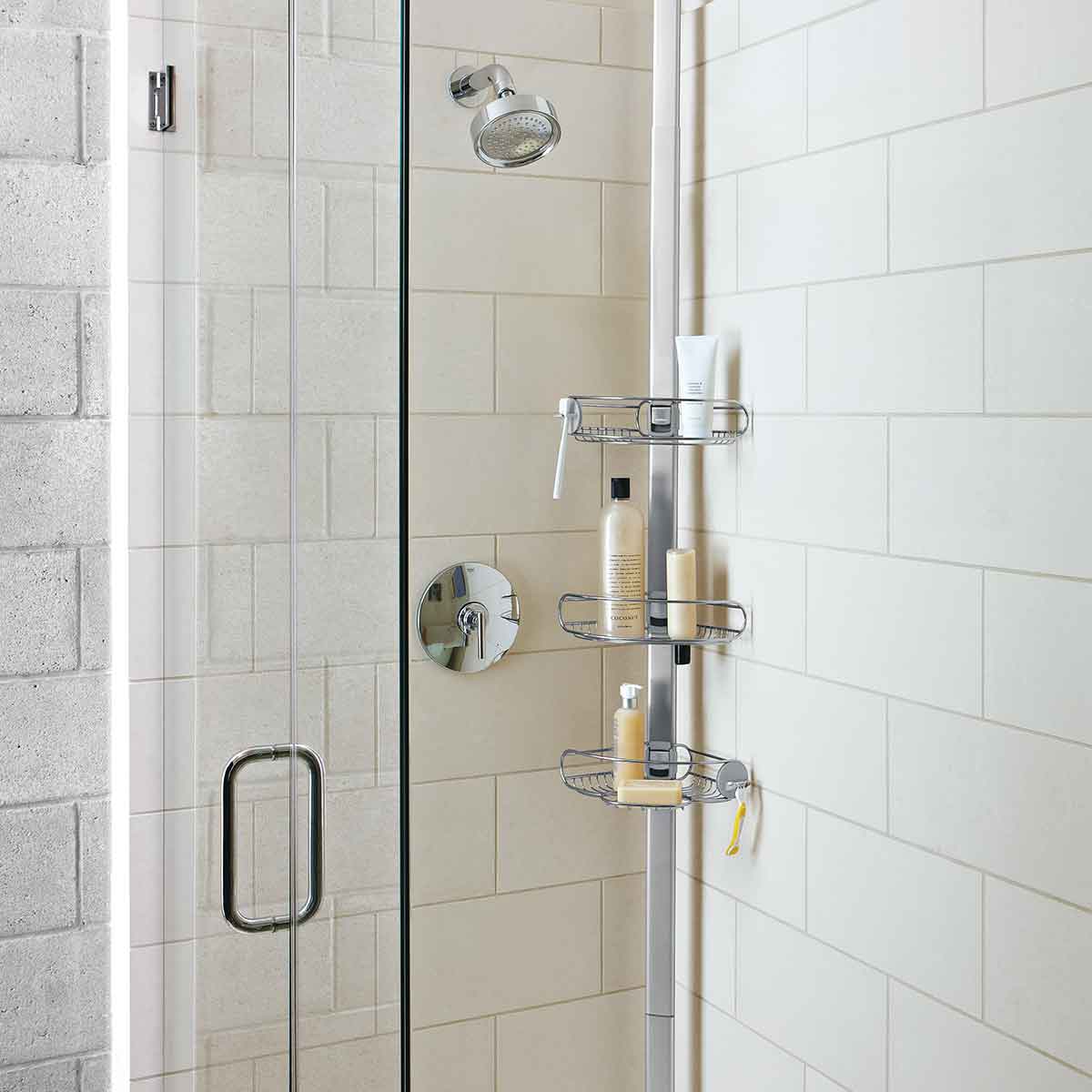 Simplehuman Tension Shower Caddy (Extends from 6 Ft to 9 Ft)