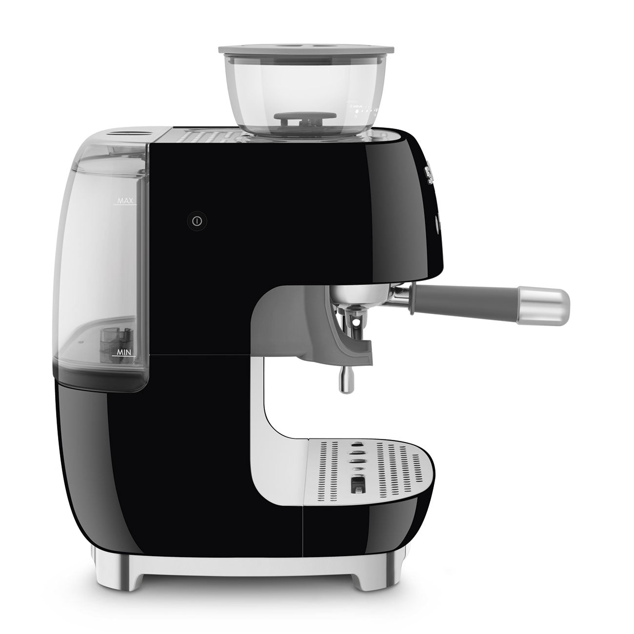 Smeg Cream manual espresso coffee machine with built-in grinder EGF03