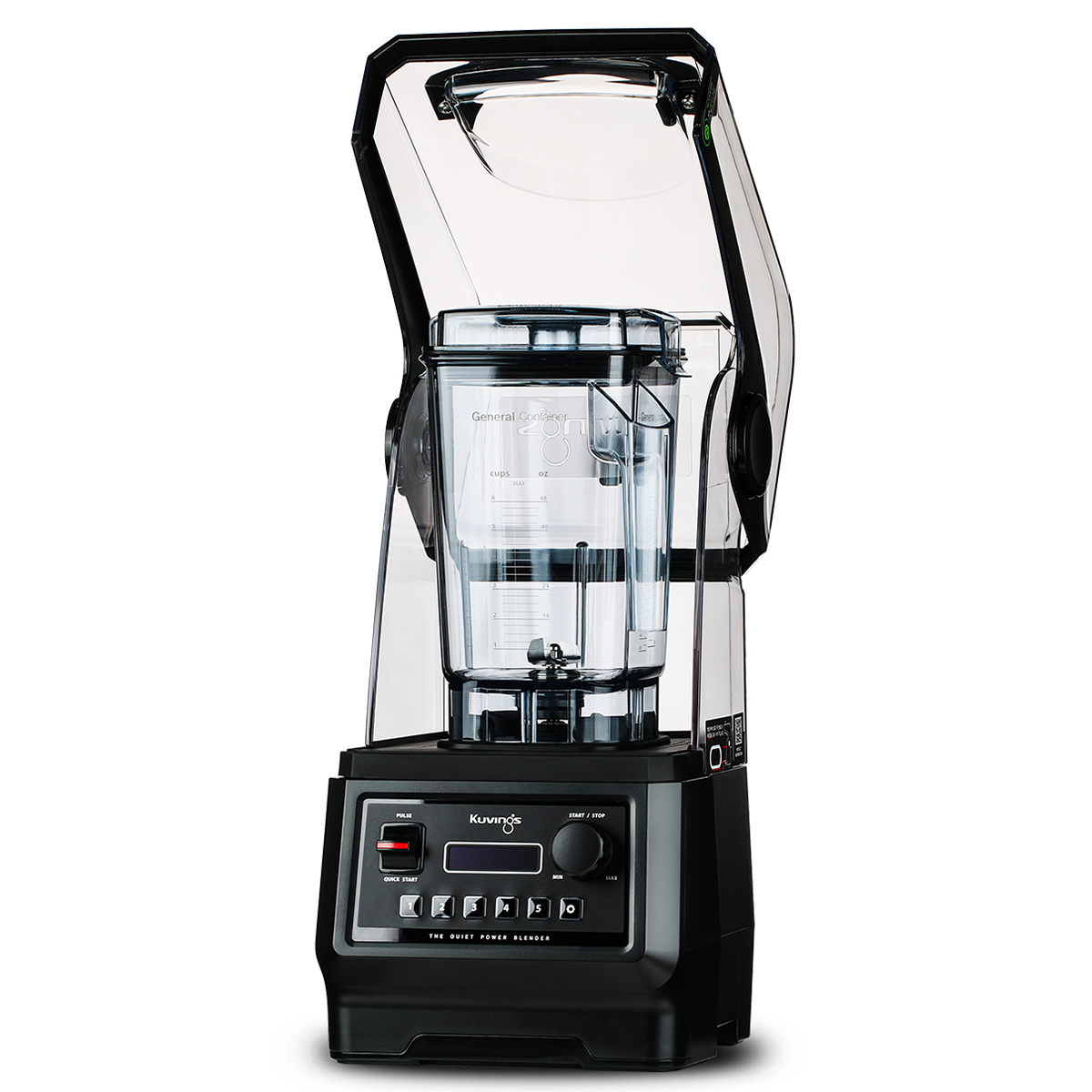 Kuvings CB850 control panel with quick-start lever and dial