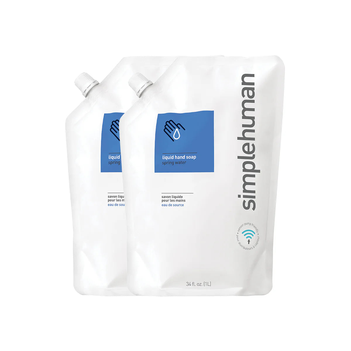 Simplehuman Hand Soap - Refill Pouch - 2 Pouches | 1Ltr Each