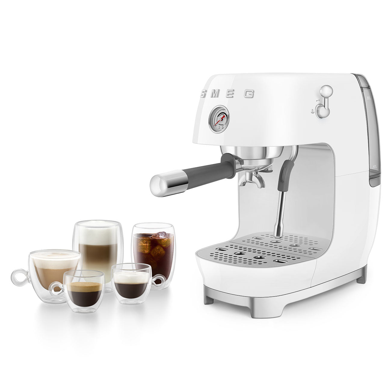 Smeg Manual espresso coffee machine with cold brew ECF03