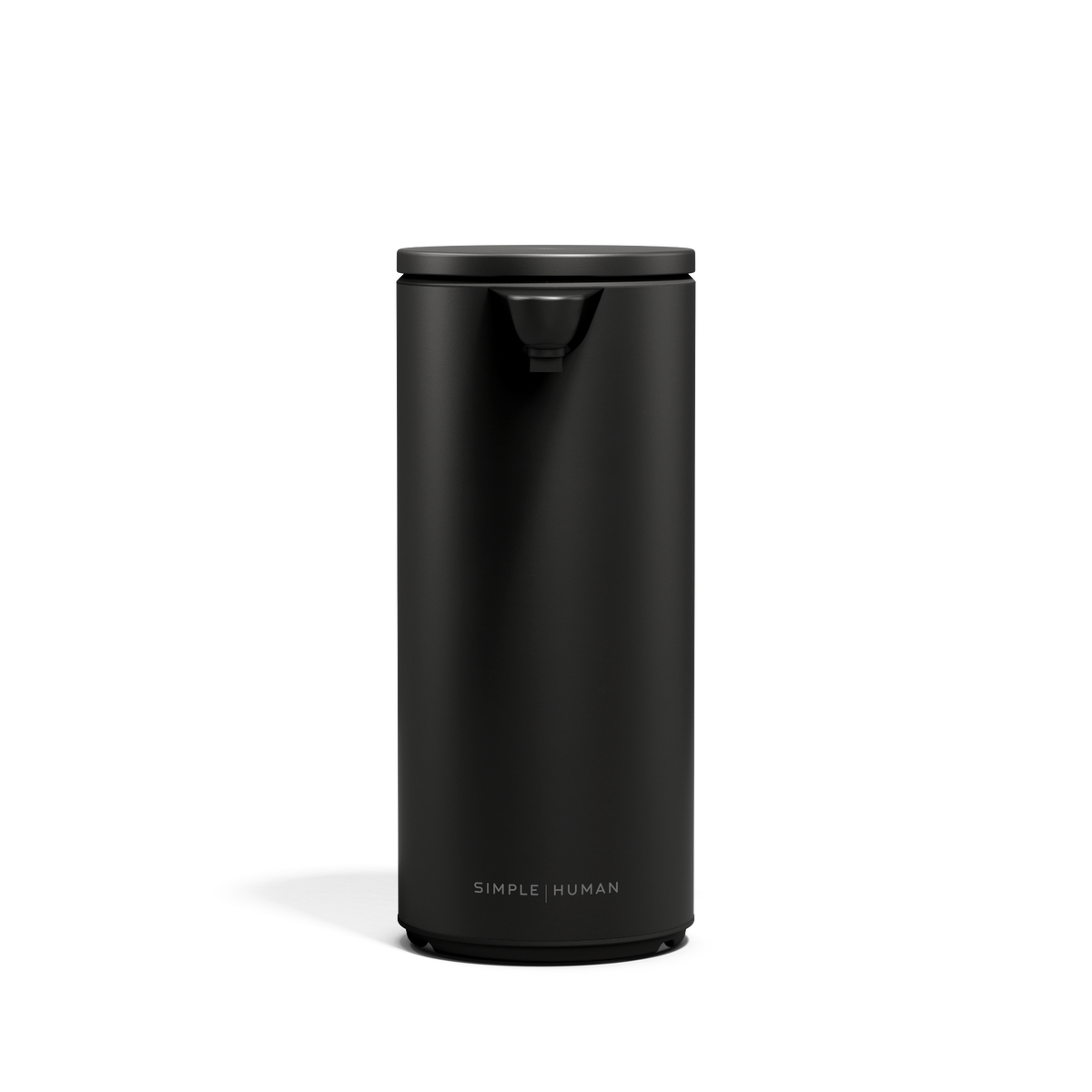 Simplehuman 9 oz rechargeable liquid sensor pump in matte black steel