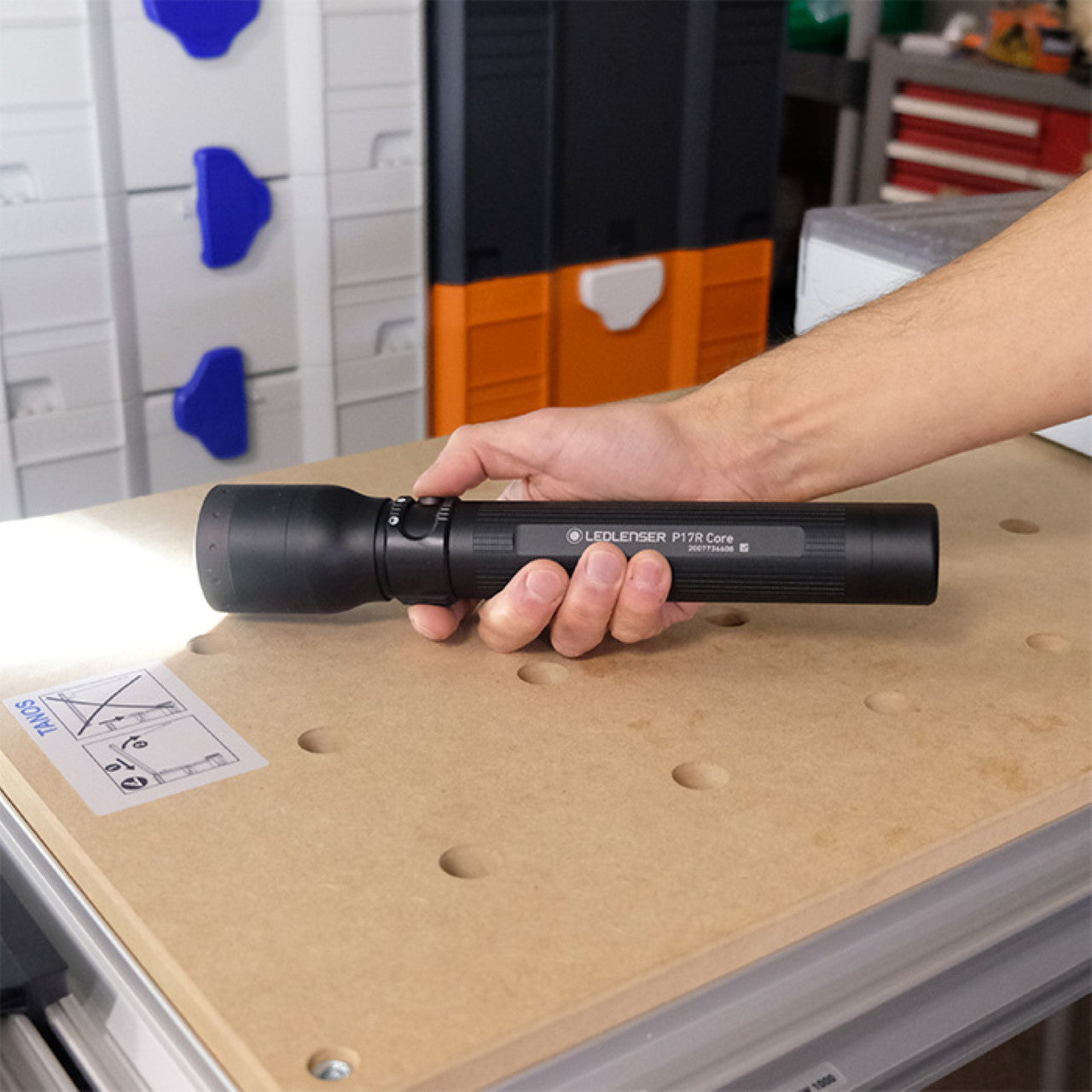 Ledlenser LED Flashlight Torch P17R CORE