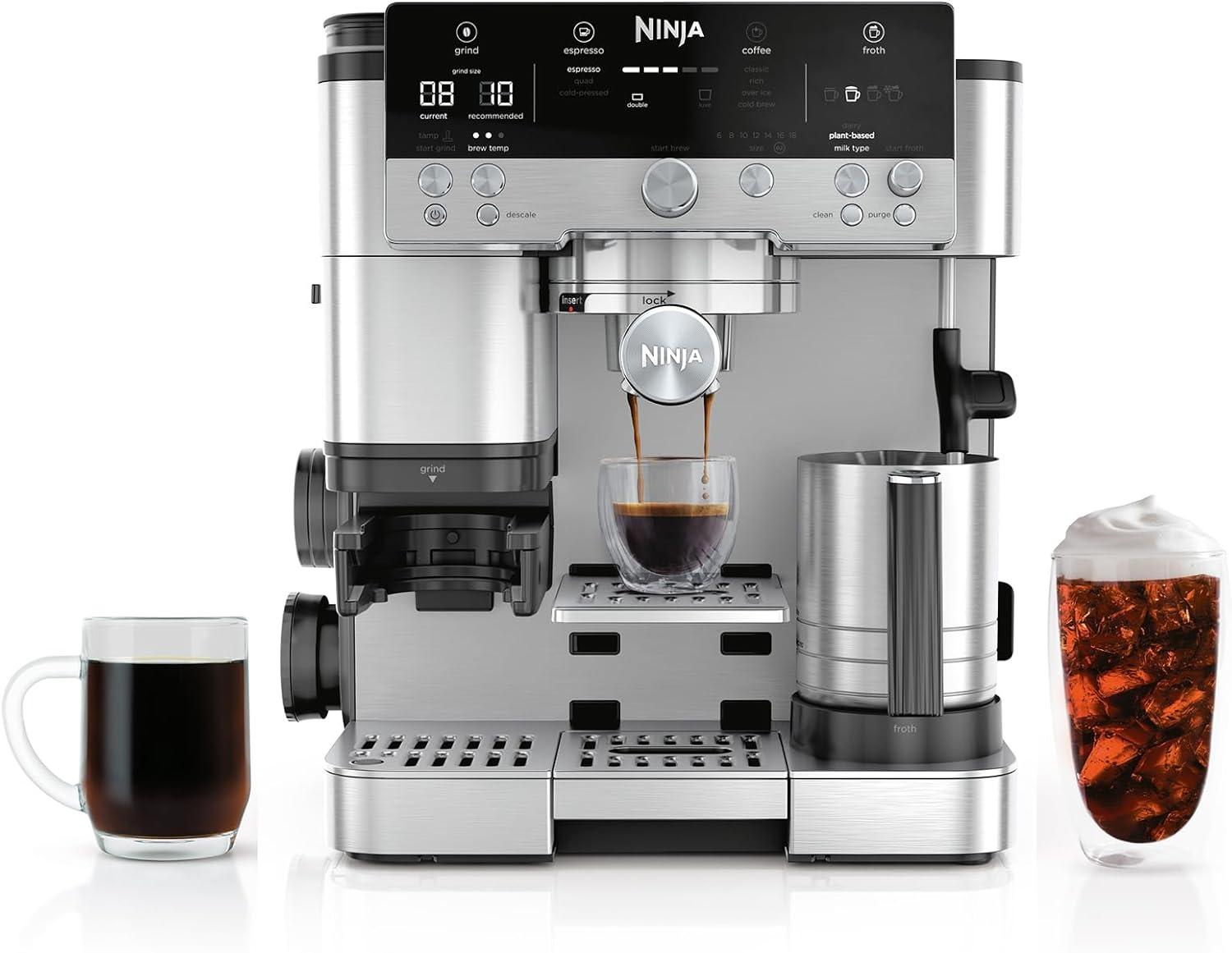 Ninja Luxe Premier 3 in 1 Espresso Coffee Maker Machine - ES6601EU