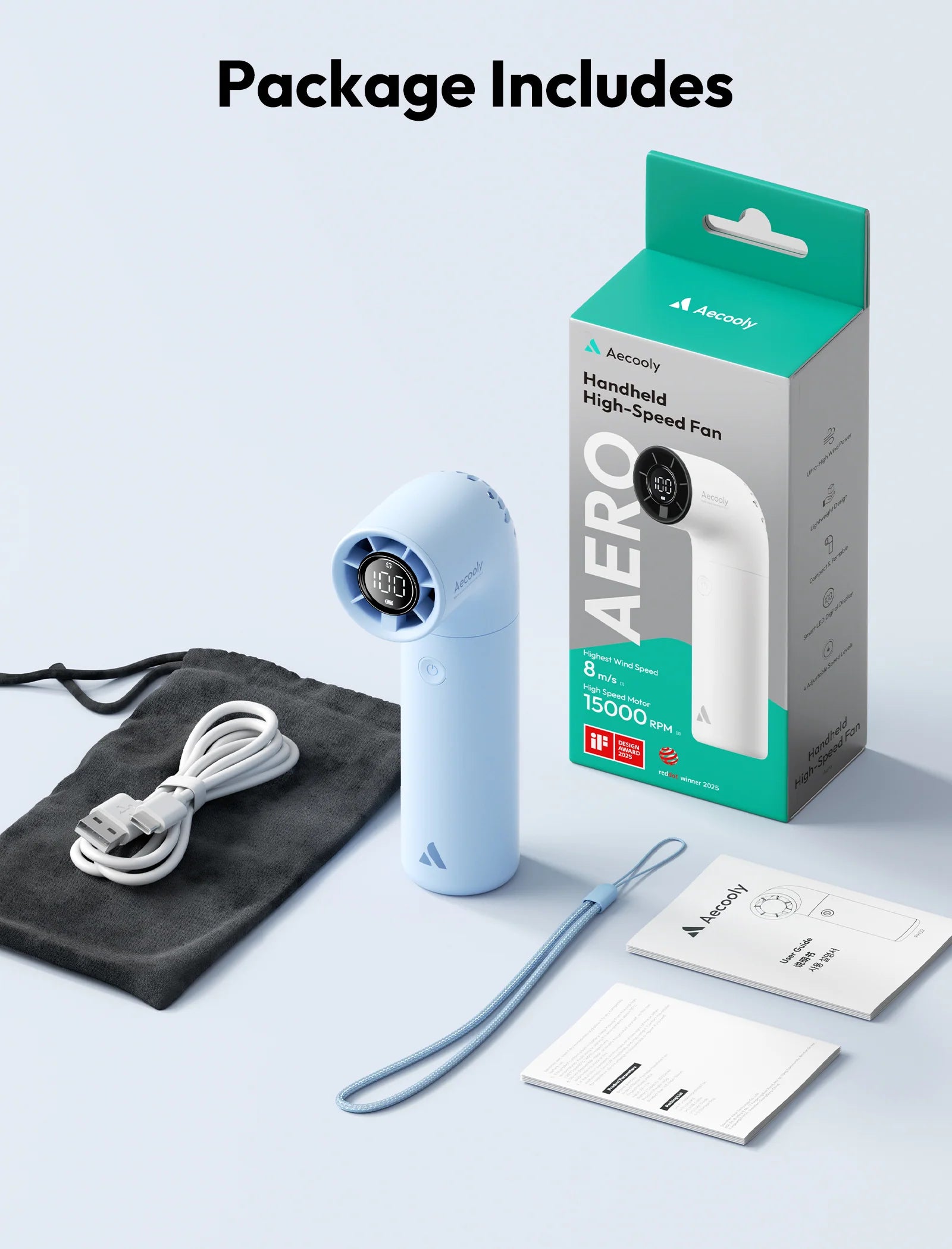 Aecooly Aero Hand Held Fan