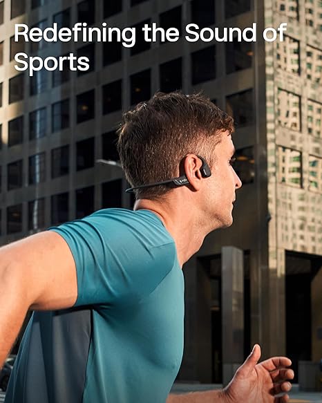 Shokz Open-Ear Headphones: Redefining sports audio with an open-ear design for immersive sound while staying aware of your environment.